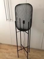 Lucide mesh vloerlamp industrieel zwart, Ophalen, Zo goed als nieuw, 150 tot 200 cm