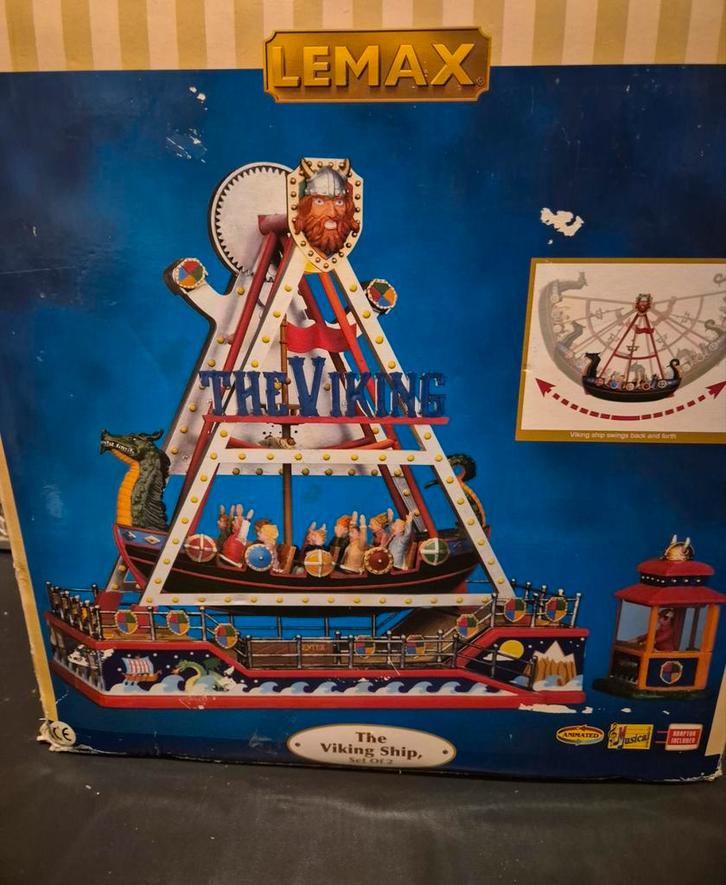 Lemax The Viking Ship (opknappertje), Diversen, Kerst, Ophalen of Verzenden
