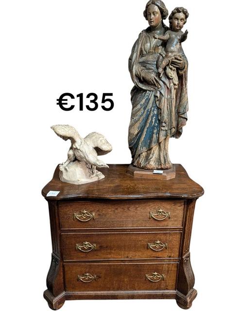 Hollandse eikenhouten commode., Antiek en Kunst, Antiek | Meubels | Kasten, Ophalen