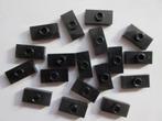nr. 7419, 20 zwarte plaatjes net 1 nop, zonder groef., Kinderen en Baby's, Speelgoed | Duplo en Lego, Ophalen, Zo goed als nieuw