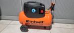 einhell compressor olievrij 1,1 kw 8 bar 176 L/min, 100 liter of meer, Ophalen, Zo goed als nieuw, Olievrij