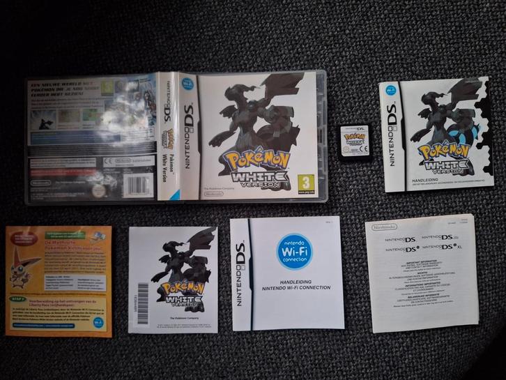 Pokemon White Version, Spelcomputers en Games, Games | Nintendo NES, Zo goed als nieuw, Role Playing Game (Rpg), 1 speler, Vanaf 3 jaar