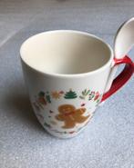 MOK MET LEPELTJE van BECKYS - gebroken wit met lepeltje, Diversen, Kerst, Ophalen of Verzenden, Nieuw