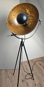 Industriële vloerlamp, Ophalen, Metaal, Industriëel, 100 tot 150 cm
