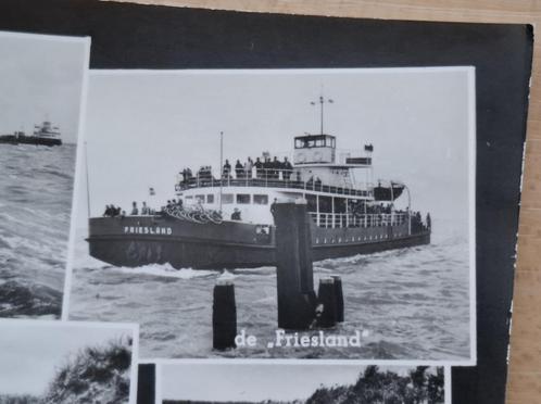 Ansichtkaart met veerboot "de Friesland"  Ameland - 1959, Verzamelen, Ansichtkaarten | Nederland, Ongelopen, Friesland, 1940 tot 1960
