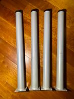 Set 4  grijze meubelpoten/tafelpoten 70cm hoog, Huis en Inrichting, Ophalen, Tafelpoot, Minder dan 50 cm, Gebruikt
