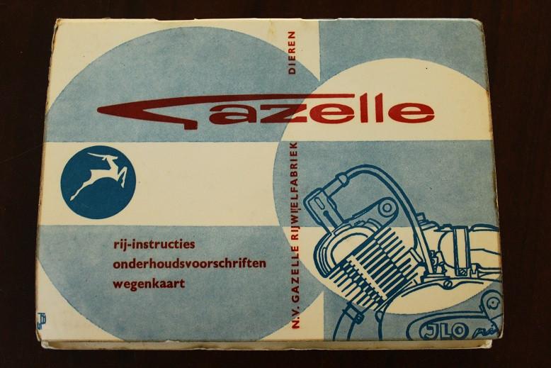 Gazelle reclame / bromfiets kaart 1964, Ophalen of Verzenden, Gebruikt