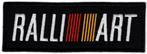 Mitsubishi Ralliart stoffen opstrijk patch embleem #2, Ophalen of Verzenden, Nieuw, Auto's