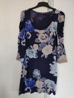 Carbone dames jurk blauw met bloemen print, Kleding | Dames, Maat 38/40 (M), Blauw, Ophalen of Verzenden, Zo goed als nieuw