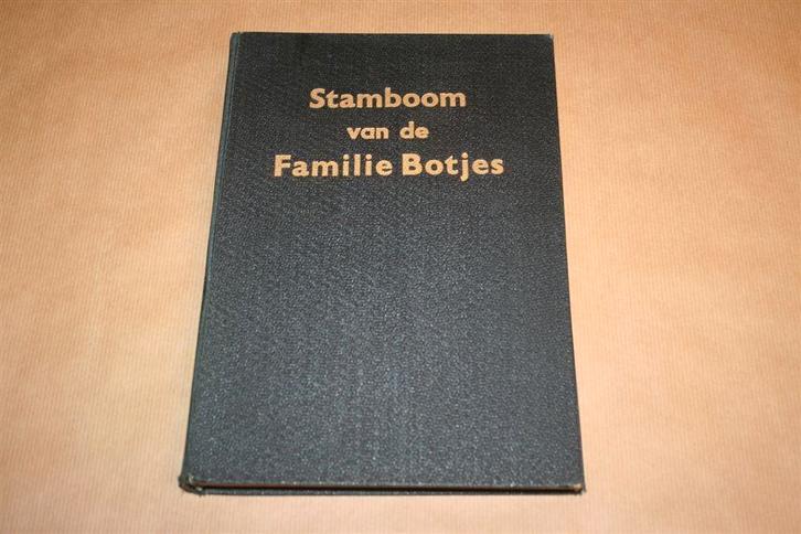 Stamboom van de familie Botjes - 1938 !!, Boeken, Geschiedenis | Stad en Regio, Gelezen, Ophalen of Verzenden