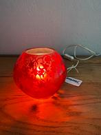 Knubbig IKEA donkerrode tafellamp 12cm, Ophalen of Verzenden, Zo goed als nieuw, Minder dan 50 cm