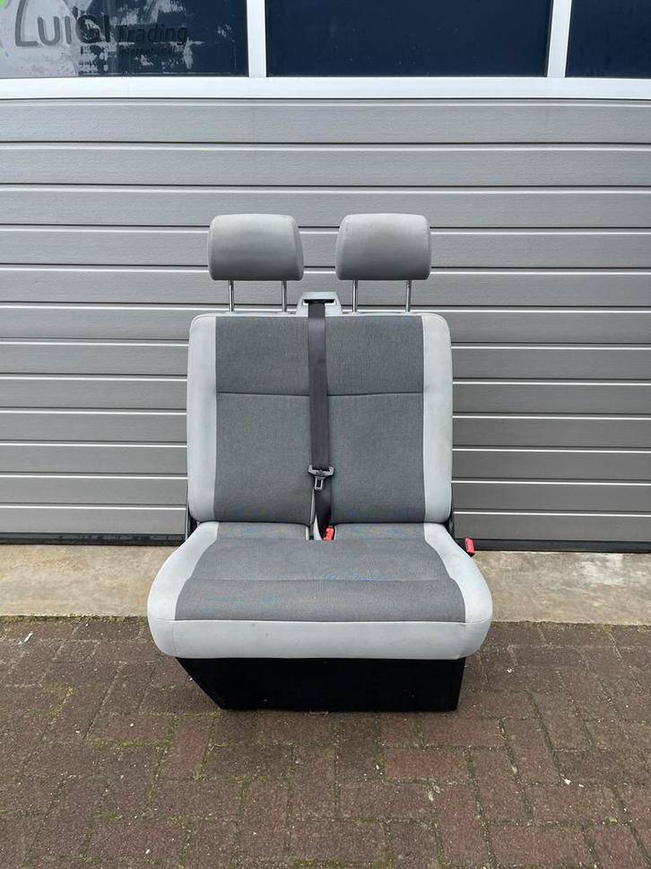 Vw Transporter T5 T6 Bijrijdersbank Bank Zetel Austin Grijs, Auto-onderdelen, Interieur en Bekleding, Volkswagen, Ophalen