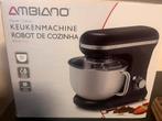 Ambiano Keukenmachine - Zwart, Witgoed en Apparatuur, Keukenmixers, 4 liter of meer, 3 snelheden of meer, Ophalen of Verzenden