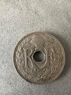 Franse 25 Centimes 1937 - Zeldzame Munt, Ophalen of Verzenden, Overige waardes, Losse munt, Zilver