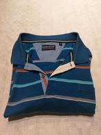 Mainstream Polo - Maat 4XL - Blauw gestreept, Kleding | Heren, Polo's, Blauw, Overige maten, Zo goed als nieuw, Mainstream