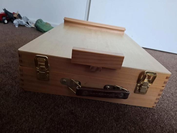 Tafelezel, schildersezel voor op tafel, tekentafel, Hobby en Vrije tijd, Schilderen, Zo goed als nieuw, Ezel, Ophalen