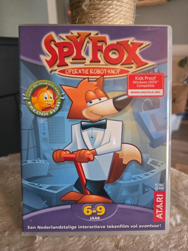 Spy Fox: Operatie Robot-Knop - PC Game, Spelcomputers en Games, Games | Pc, Zo goed als nieuw, Avontuur en Actie, 1 speler, Vanaf 7 jaar
