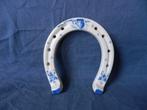 Blauw beschilderd aardewerk hoefijzer m Katwijk Zenith Gouda, Antiek en Kunst, Ophalen of Verzenden