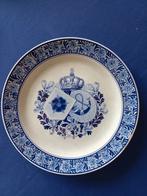 De Porceleyne Fles wandbord tgv huwelijk J&B op 7 jan. 1937, Verzamelen, Koninklijk Huis en Royalty, Tweedehands, Tweedehands