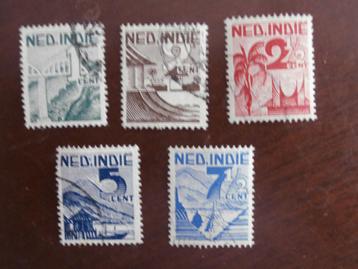 NED. INDIE 1946; serie VERSCHILLENDE VOORSTELLINGEN beschikbaar voor biedingen