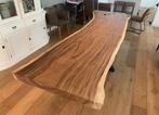 Suar bar- boomstamtafel vergadertafel rond | zelf uitkiezen, Ophalen of Verzenden, Zo goed als nieuw, Rechthoekig, 200 cm of meer