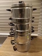 Perfekto aluminium Stoompan 6 laags, Ophalen of Verzenden, Gebruikt, Aluminium, Kookpan of Snelkookpan