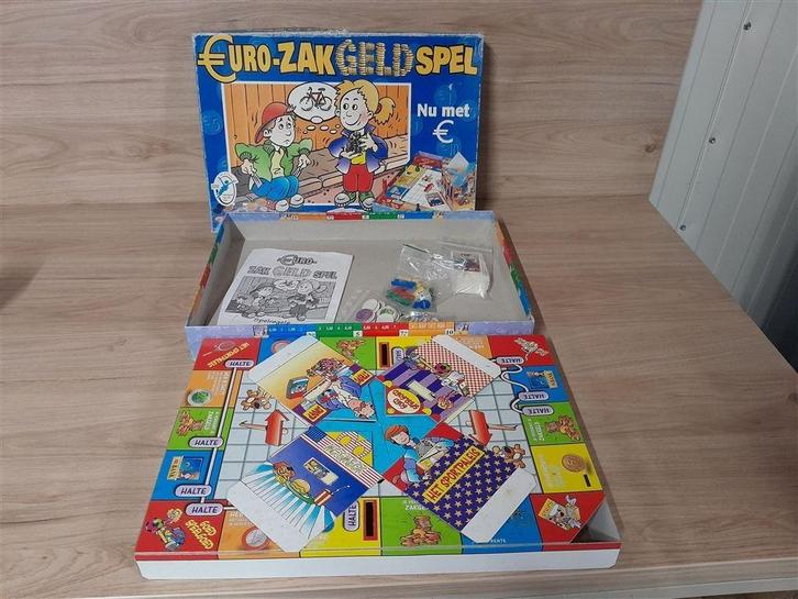 euro-zakgeldspel [s1149], Hobby en Vrije tijd, Gezelschapsspellen | Bordspellen, Zo goed als nieuw, Ophalen of Verzenden