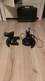 Trustmaster hotas 4 voor de playstation 4, Computers en Software, Joysticks, Ophalen of Verzenden, Zo goed als nieuw, Thustmaster