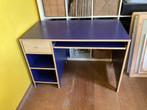 Bureau Ikea 110 * 60 blauw, Ophalen, Gebruikt, Bureau