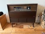Grundig radio met platenspeler - vintage, Antiek en Kunst, Antiek | Tv's en Audio, Ophalen of Verzenden