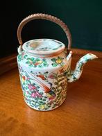 Antieke, Chinese Rose Canton theepot (1880-1900), Antiek en Kunst, Antiek | Porselein, Ophalen of Verzenden