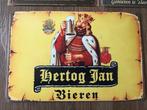 Hertog Jan bier metalen mancave bord 3voor25€, Verzamelen, Biermerken, Ophalen of Verzenden, Hertog Jan