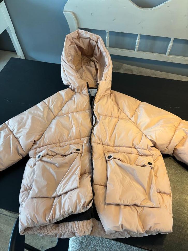winterjas kinderen, Kinderen en Baby's, Kinderkleding | Maat 164, Zo goed als nieuw, Meisje, Jas, Ophalen of Verzenden