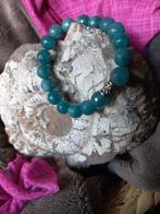 Aquamarijn armband 17cm, Ophalen of Verzenden, Nieuw