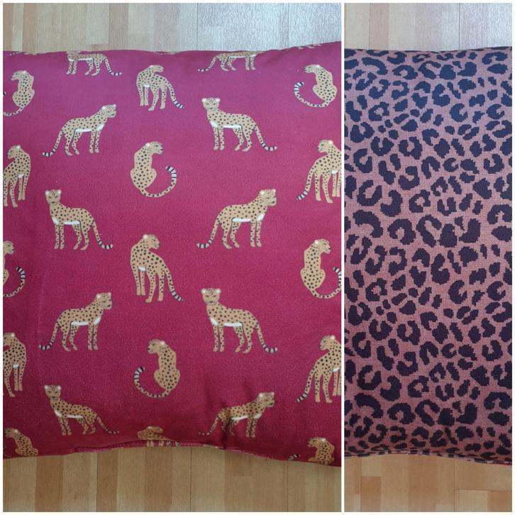 Nieuw Kussen Luipaard Panter 45 x 45 cm., Huis en Inrichting, Woonaccessoires | Kussens, Nieuw, Zwart, Vierkant, Ophalen of Verzenden