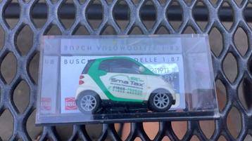 Busch 1:87 Smart Fortwo 2007 Taxi beschikbaar voor biedingen
