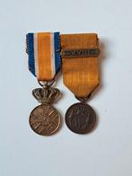 Mini medaille set Oranje nassau brons zwaarden td gesp XVIII, Ophalen of Verzenden, Landmacht, Nederland, Lintje, Medaille of Wings