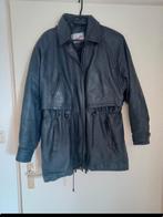 Leren jas, Kleding | Heren, Jassen | Winter, Ophalen of Verzenden, Gedragen, Maat 48/50 (M), Blauw