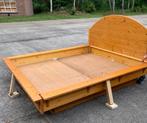 Grenen ombouw (hemelbed) voor 2 persoons waterbed, Ophalen, Gebruikt, 210 cm, Tweepersoons