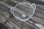 Vintage metalen wasmand ijzer met zinklaag 1940-1950, Ophalen