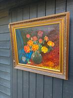 Vier Schilderijen met bloemen en landschap, Ophalen