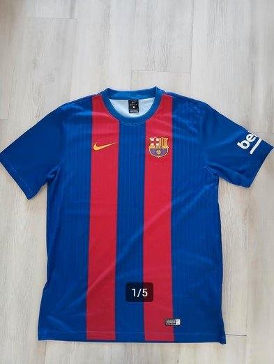 FC Barcelona 2016 Nike shirt maat L, Maat 52/54 (L), Blauw, Nike, Ophalen of Verzenden