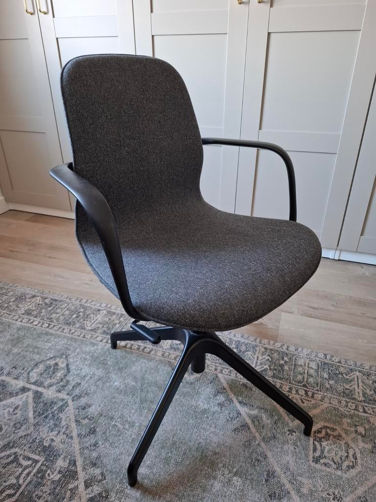 Ikea bureaustoel grijs - nette staat Längfjäll, Huis en Inrichting, Ophalen of Verzenden, Zo goed als nieuw, Grijs, Bureaustoel