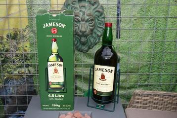 Jameson lege 4.5 liter Whisky fles incl. Schommel beschikbaar voor biedingen