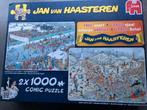 Jan van haasteren 2x1000 stukjes, Ophalen, Minder dan 500 stukjes, Zo goed als nieuw