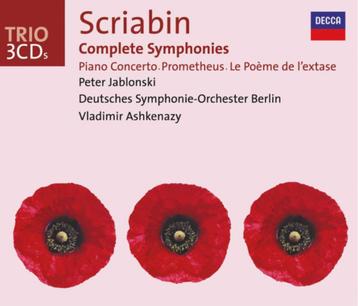 SCRIABIN Complete symphonies 3 - CD ASHKENAZY DECCA  beschikbaar voor biedingen