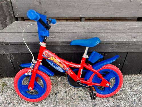 Super toffe tweedehands Spider-Man fiets! ️, Fietsen en Brommers, Fietsen | Kinderfietsjes, Zo goed als nieuw, Minder dan 16 inch