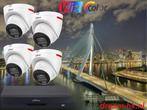 8MP Dahua WizColor WizSense camera set/NVR + 4x camera's