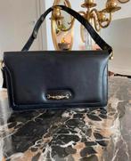 Vintage Pierre Cardin Tas Schoudertas Zwart, Ophalen, Zo goed als nieuw, Zwart