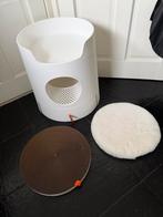 Petlux castle kattenbak wit, Dieren en Toebehoren, Kattenbakken, Ophalen, Zo goed als nieuw, Gesloten